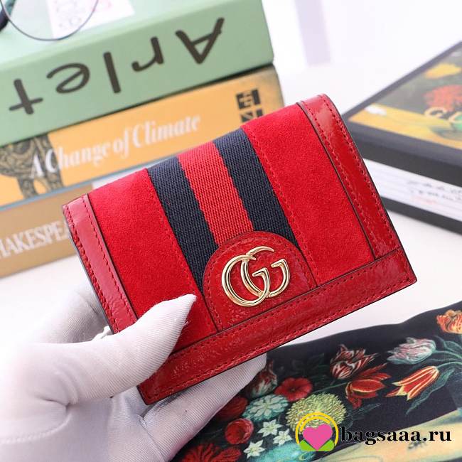 Gucci Ophidia wallet 523155 Red - 1