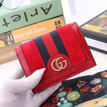 Gucci Ophidia wallet 523155 Red