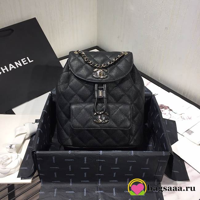 Chanel AS1371 Duma Backpack Black - 1