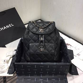 Chanel AS1371 Duma Backpack Black
