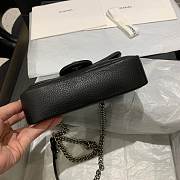 Chanel CF BAG 18CM CAVIAR BLACK - 2
