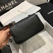 Chanel CF BAG 18CM CAVIAR BLACK - 4