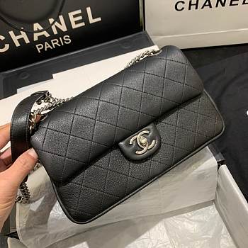 Chanel CF BAG CAVIAR 24CM BLACK