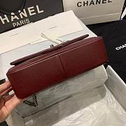 Chanel CF BAG CAVIAR 24CM RED - 5
