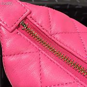 Chanel Lambskin Gold Metal Pink Small Hobo Bag - 6