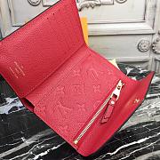 Louis Vuitton Red Compact Curieuse M60568 Wallet - 4