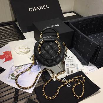CHANEL 2020 Pouches Cosmetic Bags black