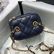 Chanel 2020 SS Cosmetic Bag Navy Blue - 5