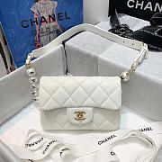 Chanel 2020 Spring Flap Bag White - 1