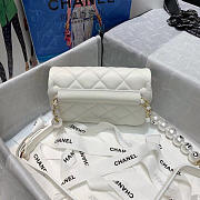 Chanel 2020 Spring Flap Bag White - 4