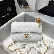 Chanel Flap Bag 20CM White - 1