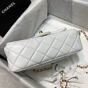Chanel Flap Bag 20CM White - 2