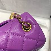 Chanel Flap Bag 20CM Purple - 2