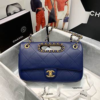 Chanel Small Flap Bag blue