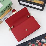 Gucci 510314 Red Leather Interlocking Bag - 6