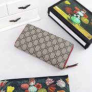 Gucci Vintage GG Supreme zip around wallet - 2