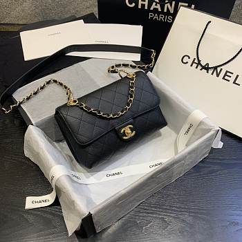 Chanel Calfskin Small Flap Black