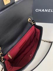 Chanel Flap Bag Lambskin Black 24cm - 4