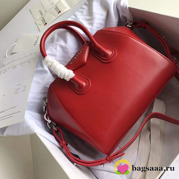 Givenchy Antigona Bag Mini Red 23cm - 1
