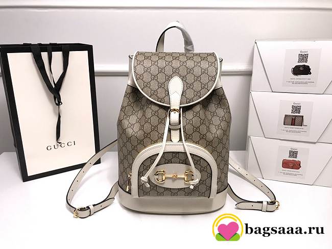 GUCCI 620849 1955 Backpack White - 1