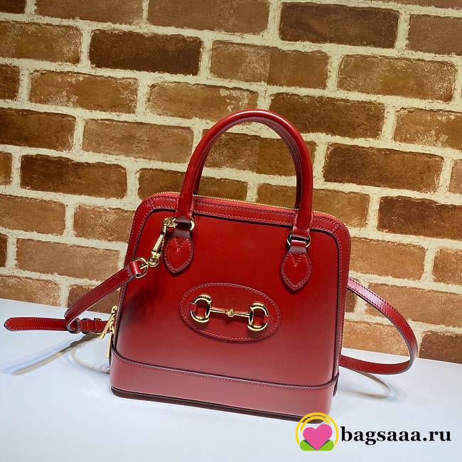 Gucci 1955 Handbag Red 25cm - 1
