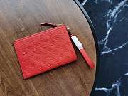 LV POCHETTE MÉLANIE MM RED - 2