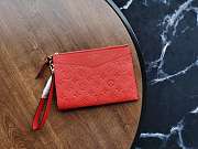 LV POCHETTE MÉLANIE MM RED - 1