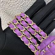 Chanel Caviar Flap bag 25cm Purple - 3