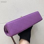 Chanel Caviar Flap bag 25cm Purple - 5