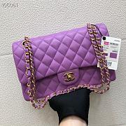 Chanel Lambskin Flap bag 25cm Purple - 1