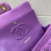 Chanel Lambskin Flap bag 25cm Purple - 2