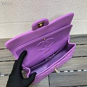 Chanel Lambskin Flap bag 25cm Purple - 6
