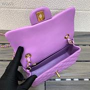 Chanel Lambskin Flap bag 20cm Purple - 2
