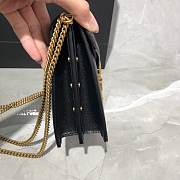 YSL Saint Laurent Cassandra Clasp Bag Caviar - 4