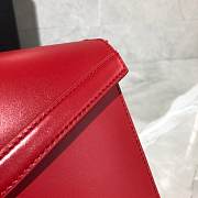 YSL Saint Laurent Cassandra Clasp Bag Red - 6