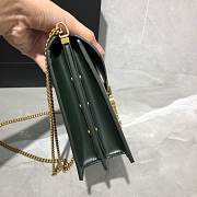 YSL Saint Laurent Cassandra Clasp Bag Green - 5