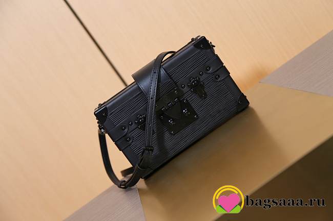LV Petite Malle High End Leathers Black Handbags - 1