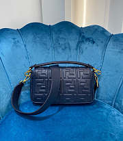 Fendi Baguette Bag 26cm Blue - 6