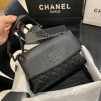 Chanel Caviar Shoulder bag Black 32cm