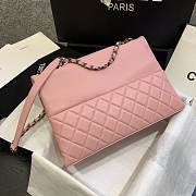 Chanel Caviar Shoulder bag Pink 32cm - 6
