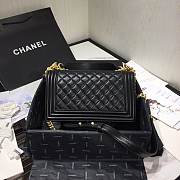 Chanel Leboy Bag Lambskin 25cm Black - 5