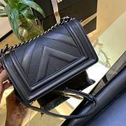 Chanel V Boy Bag 20cm Black - 5