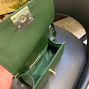 Chanel V Boy Bag 20cm Green - 3