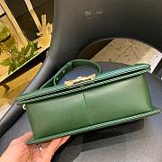 Chanel V Boy Bag 25cm Green - 4