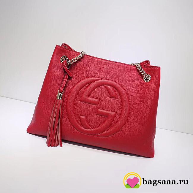 Gucci Soho leather Tote bag 002 - 1
