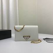 Prada Chain Strap Mini Bag 18CM White - 1