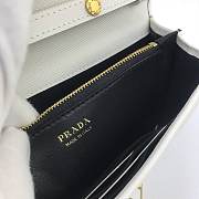 Prada Chain Strap Mini Bag 18CM White - 5