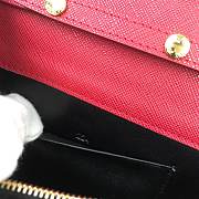 Prada Chain Strap Mini Bag 18CM Red - 6