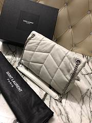 YSL Puffer Handbag 29cm White - 5