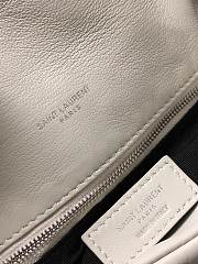 YSL Puffer Handbag 29cm White - 4